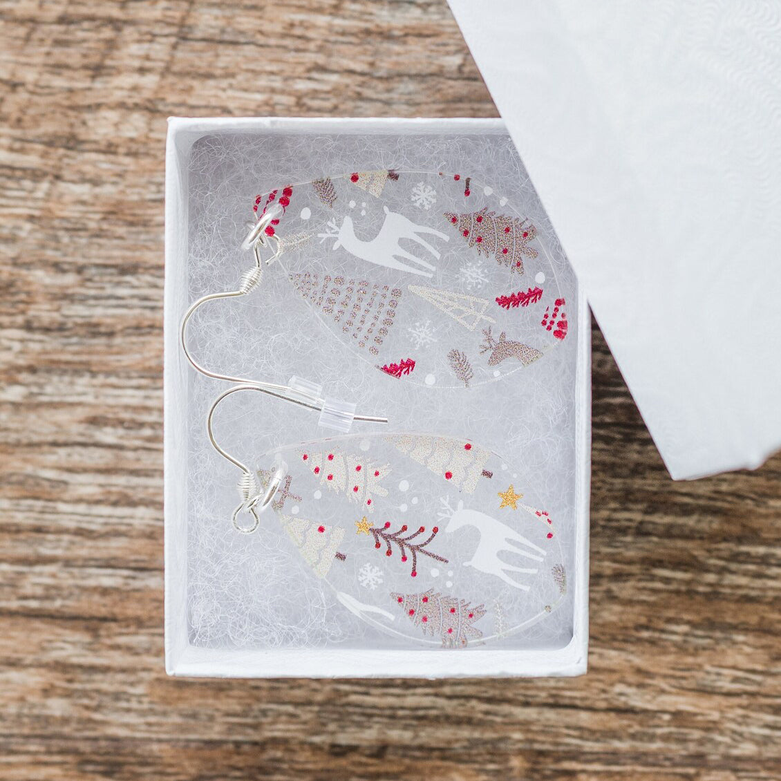 Reindeer Christmas Earrings