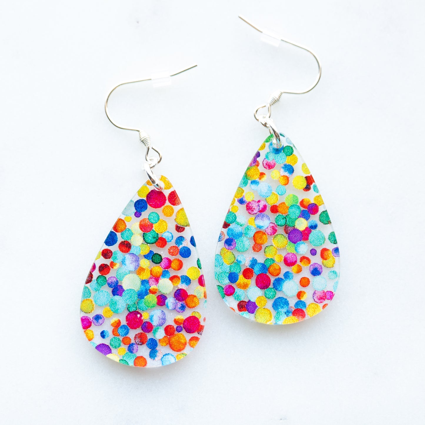 Rainbow Dot Earrings