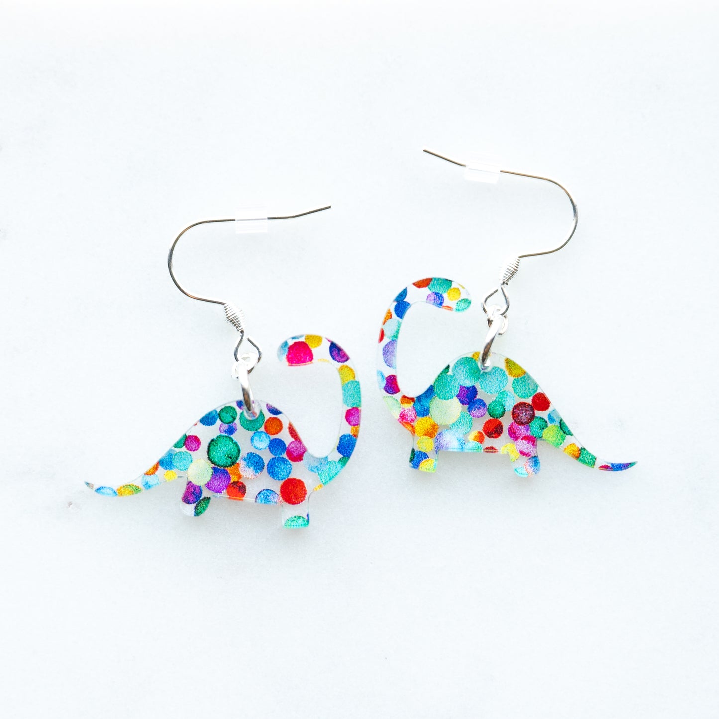 Dinosaur Earrings T-Rex Brontosaurus Triceratops Stegosaurus