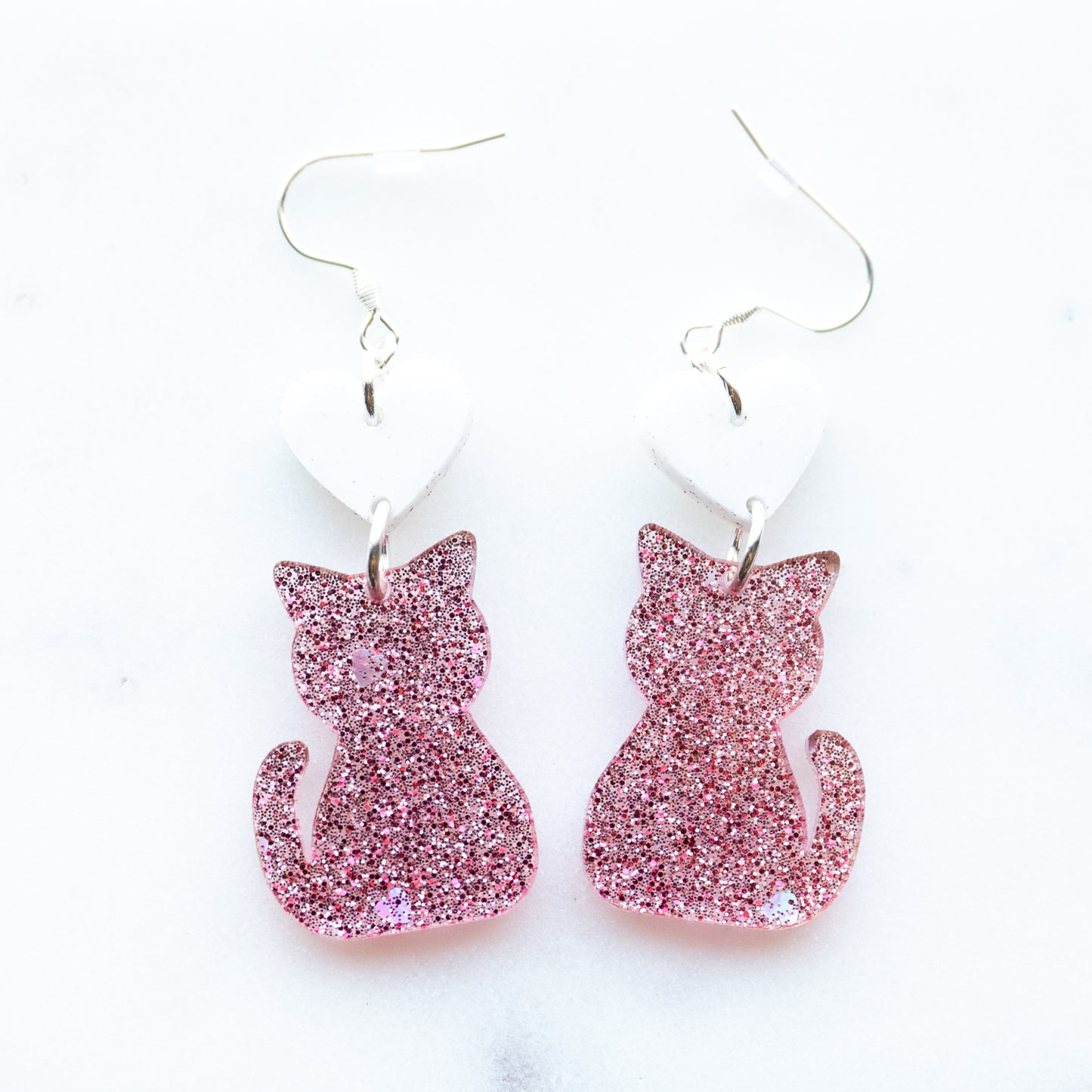 Valentine Cat Earrings