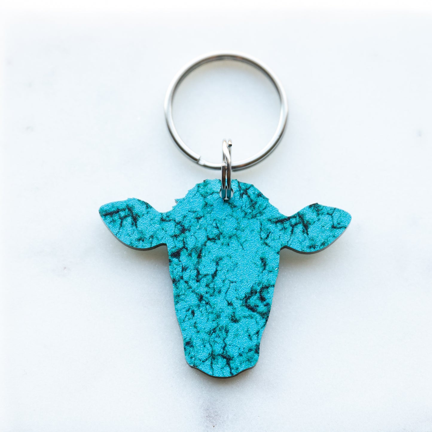 Cow Keychain Western