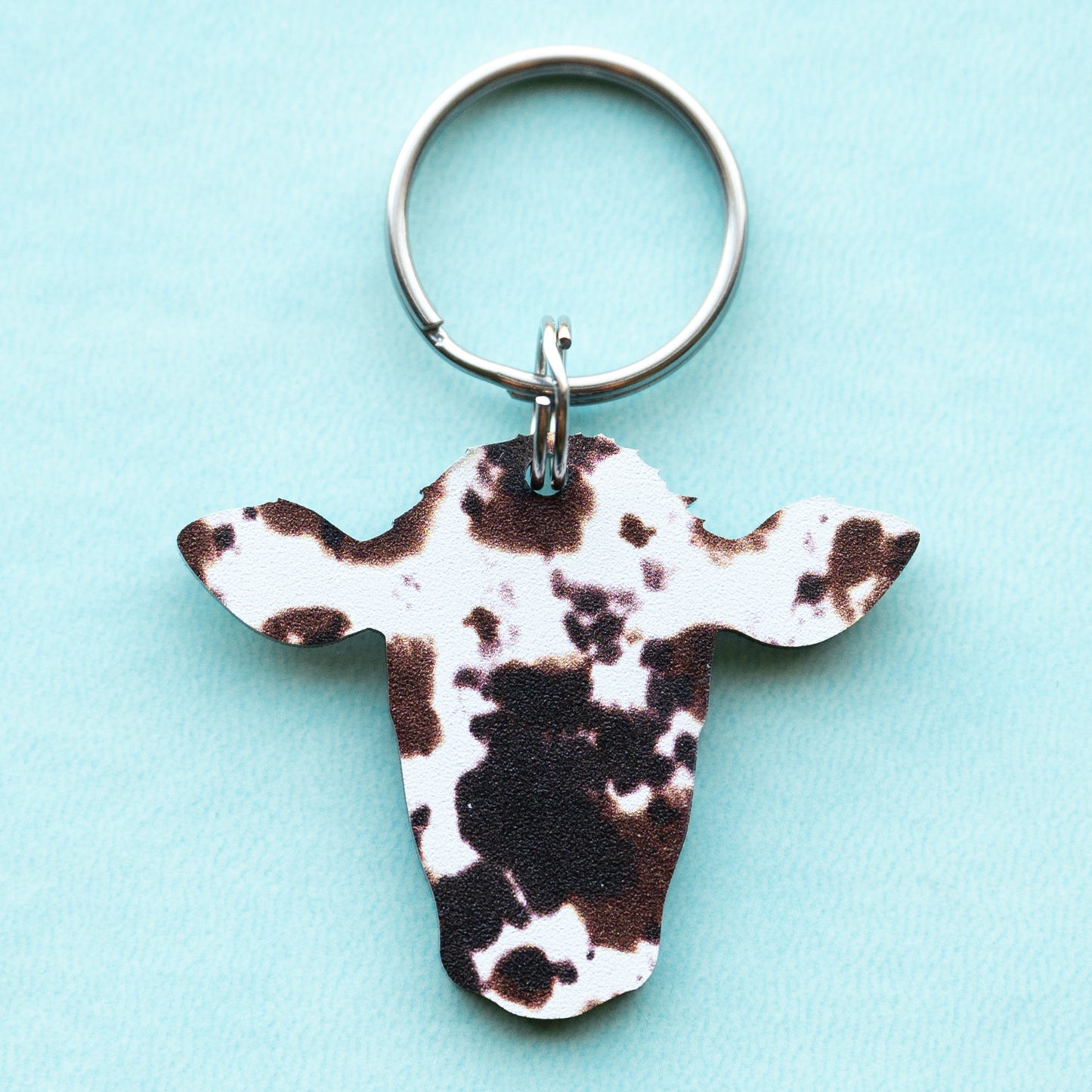 Cow Keychain Western