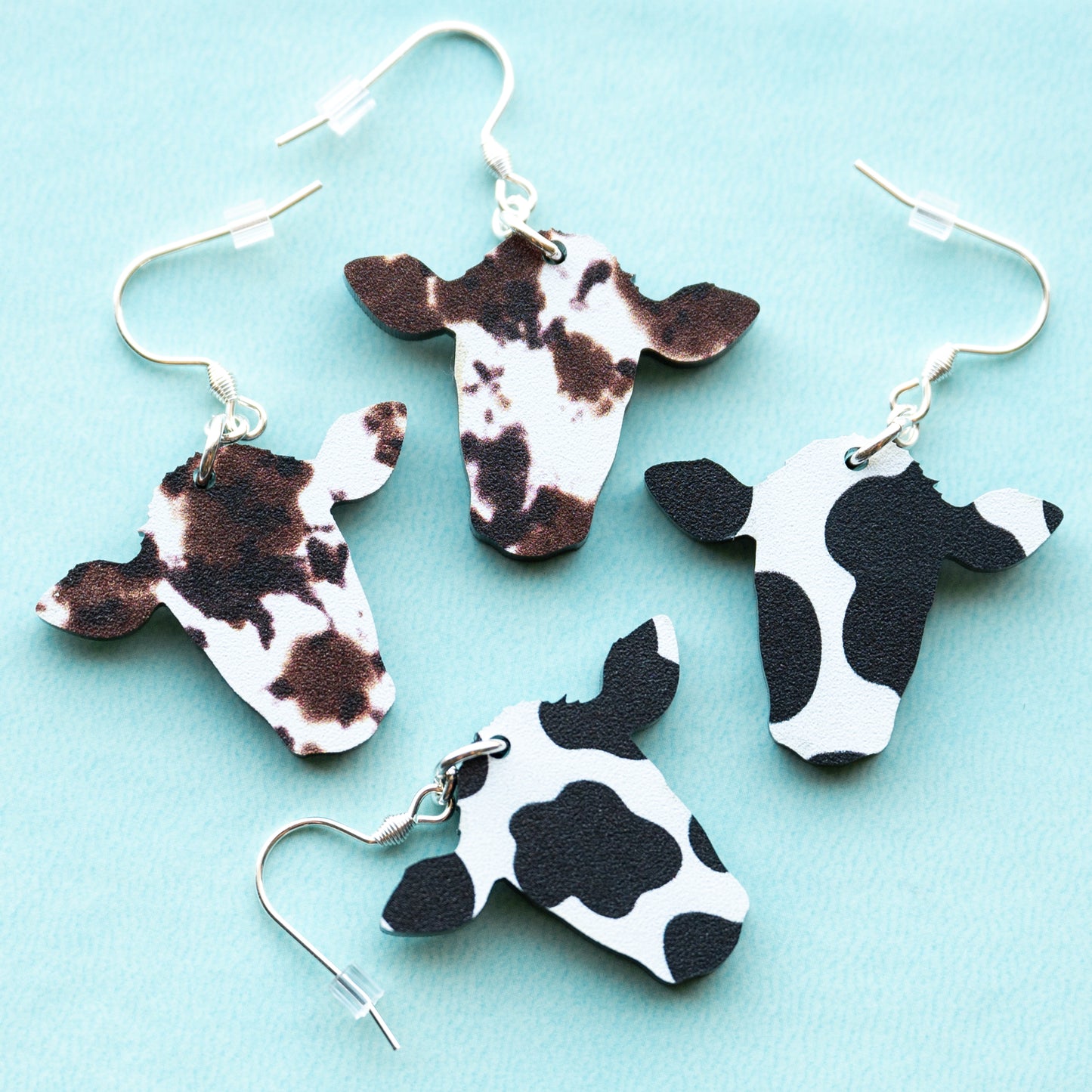 Cow Earrings Western