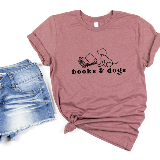 Books and Dogs T-Shirt