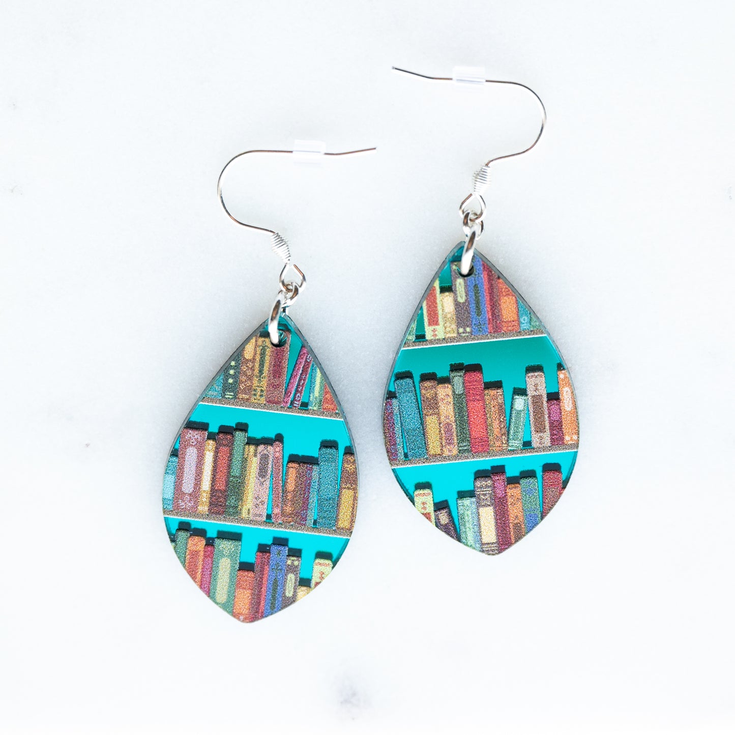 Mirror Book Earrings Oval