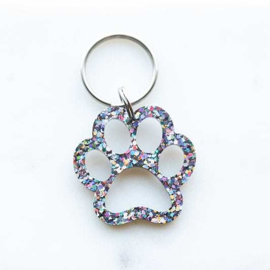 Paw Print Keychain