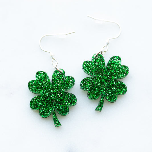 Clover Earrings St Patrick's Day